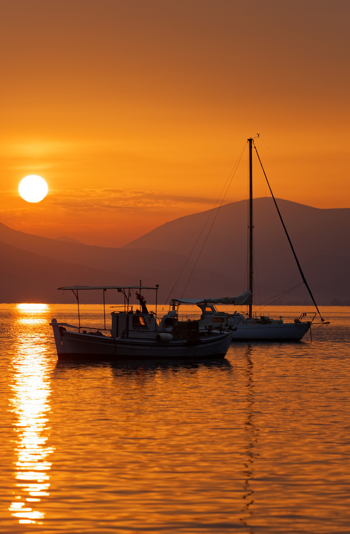 Sunrise in Greece