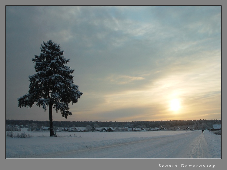 Sunrise in January