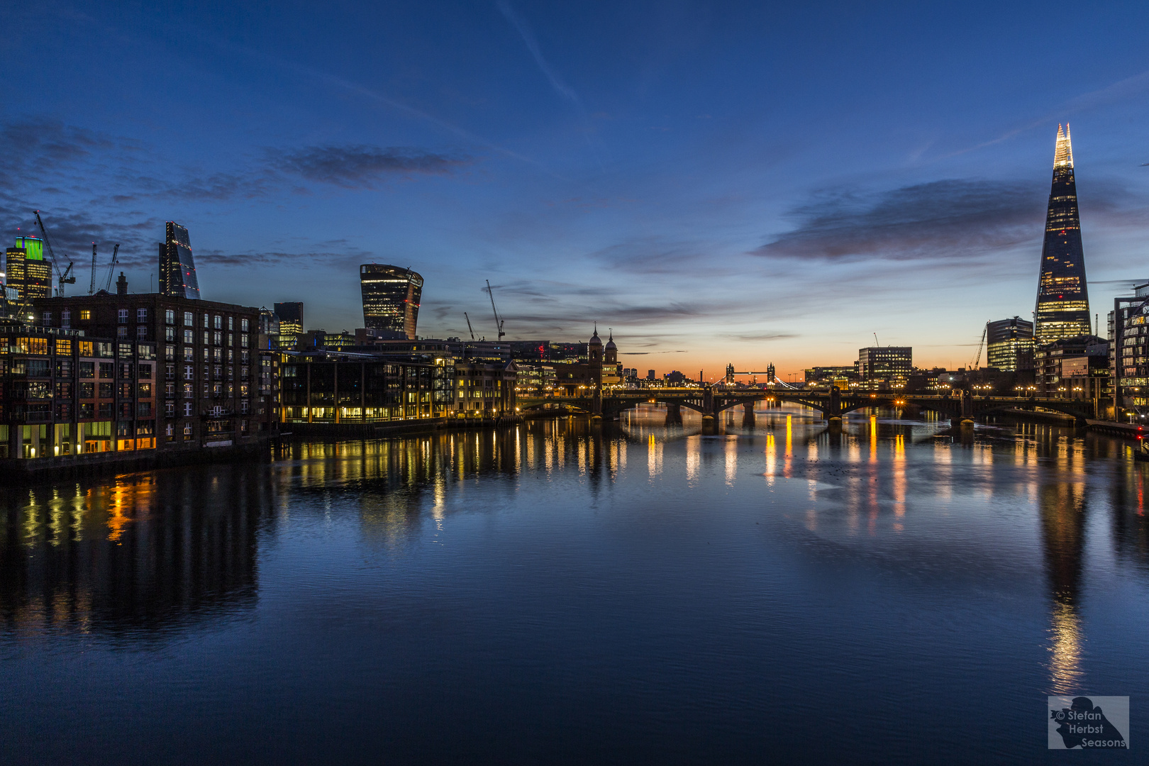 Sunrise in London