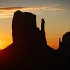 Sunrise in Monument Valley