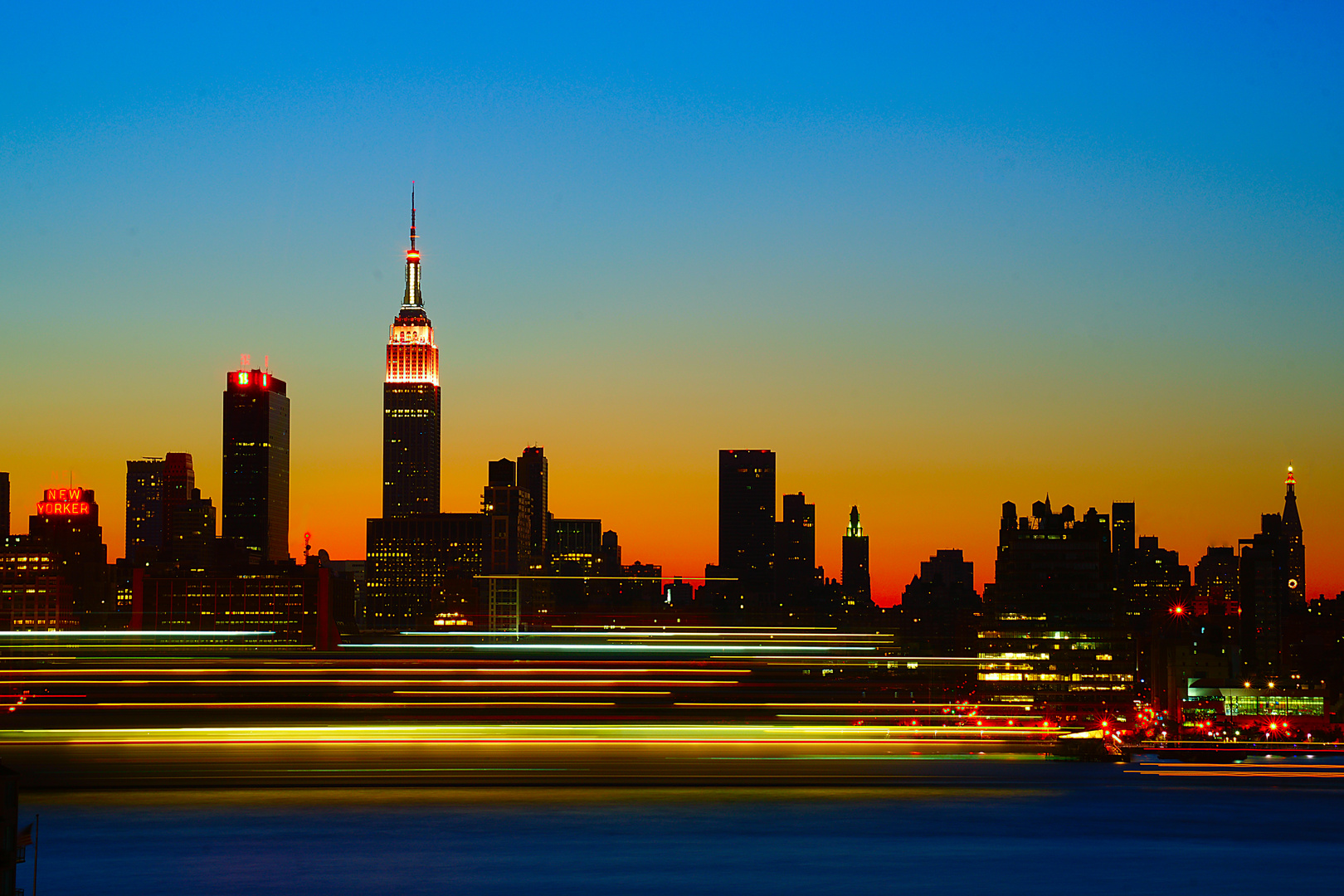 Sunrise in New York Foto & Bild landschaft, sonnenaufgänge, bach