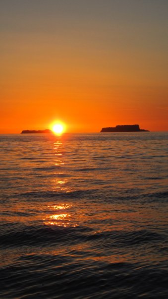 Sunrise in New Zealand, Coromandel