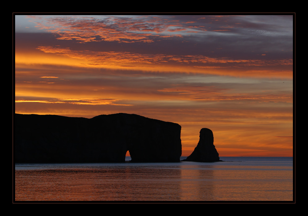 Sunrise in Percé...