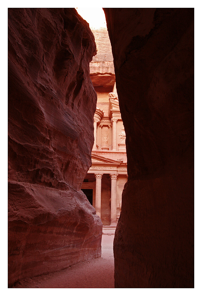 { Sunrise in Petra }