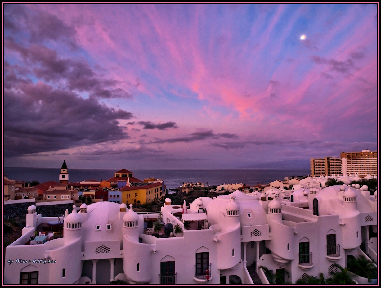 Sunrise in Playa Paraiso, Tenerife