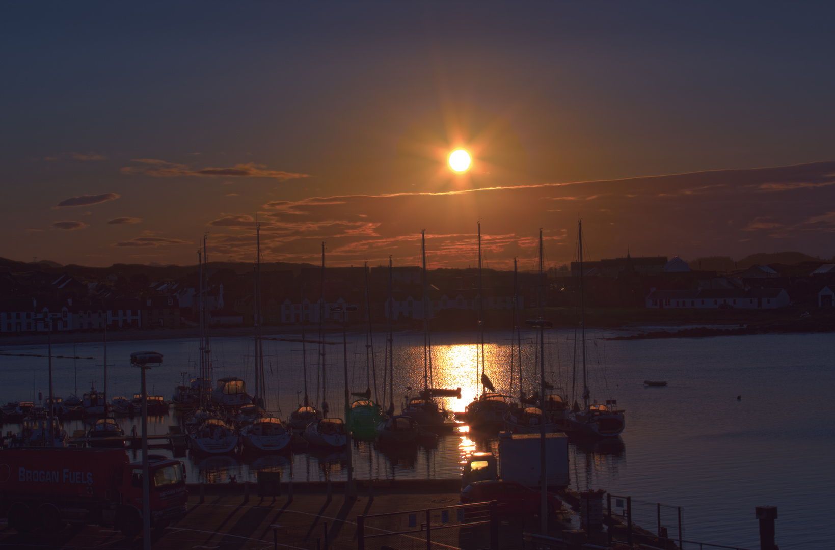 Sunrise in Port Ellen