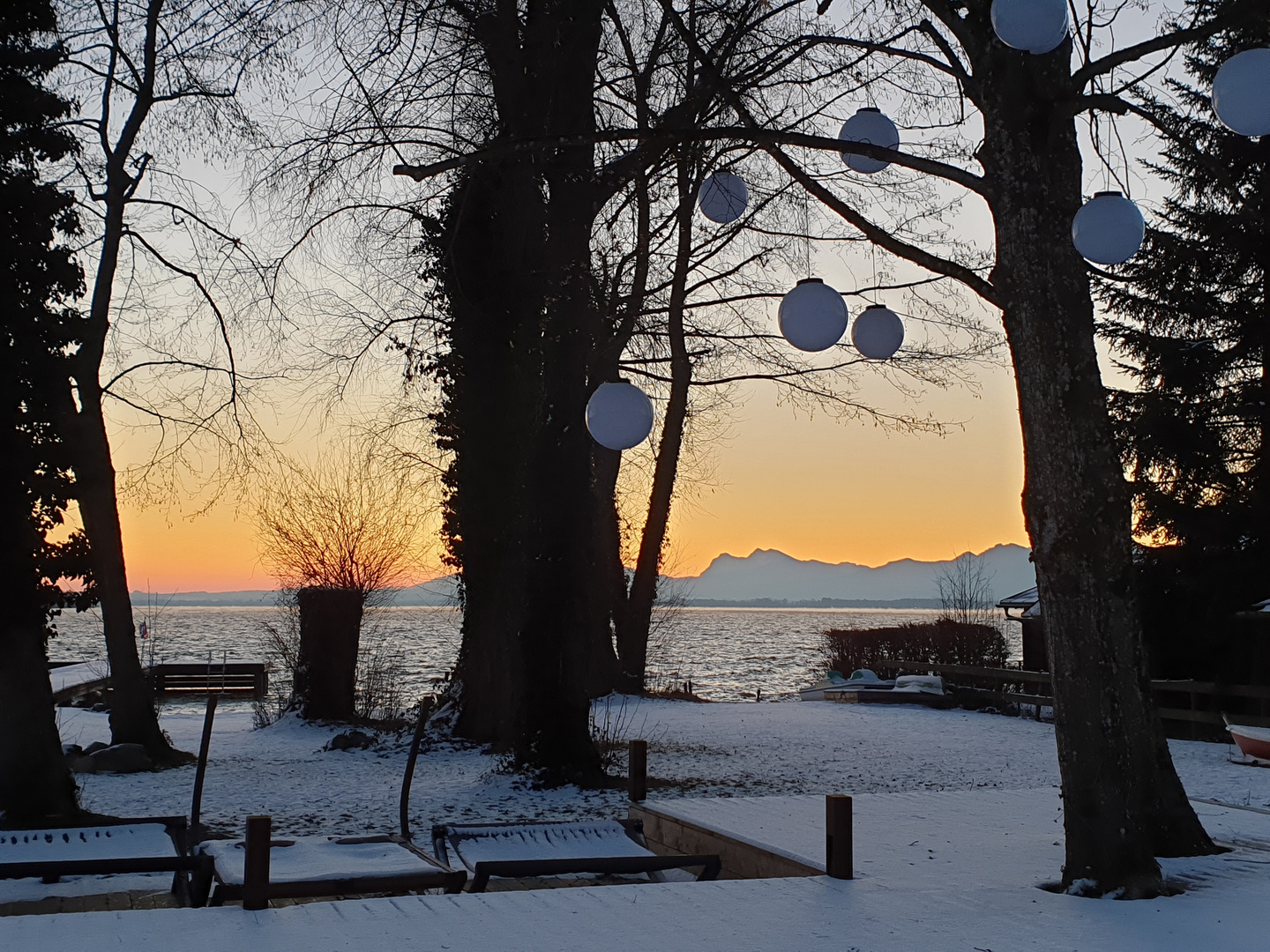 Sunrise in Prien am Chiemsee