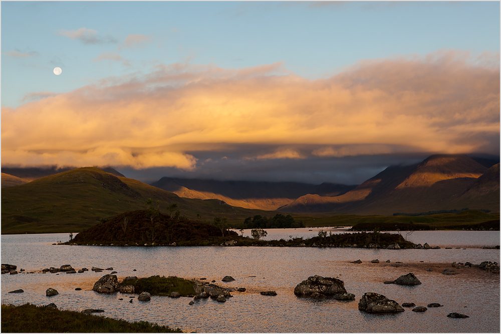 Sunrise in Rannoch Moor