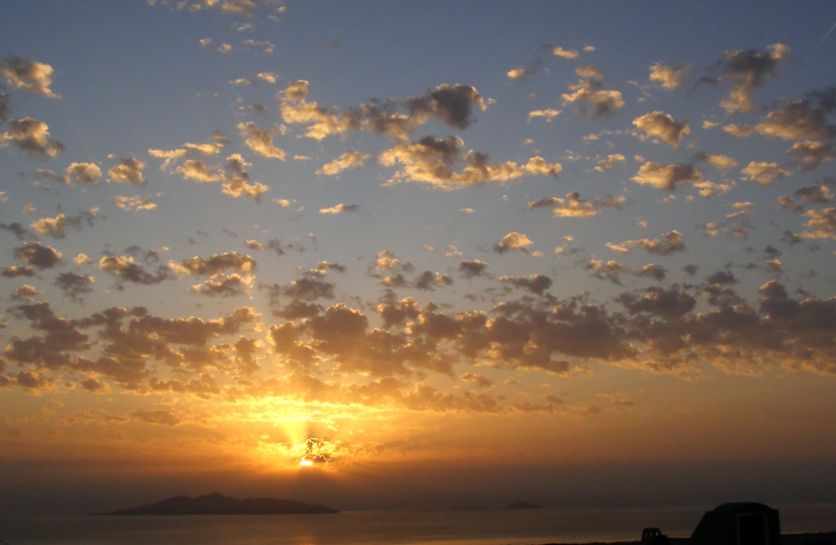 Sunrise in Santorini