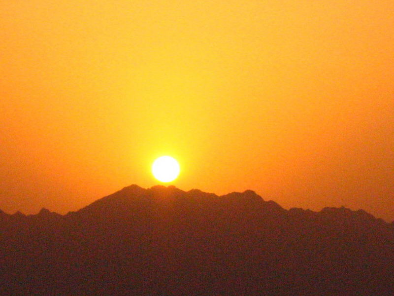 sunrise in sinai