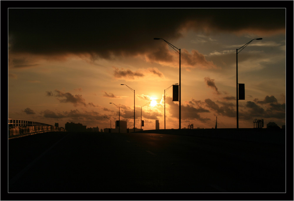 Sunrise in South Beach