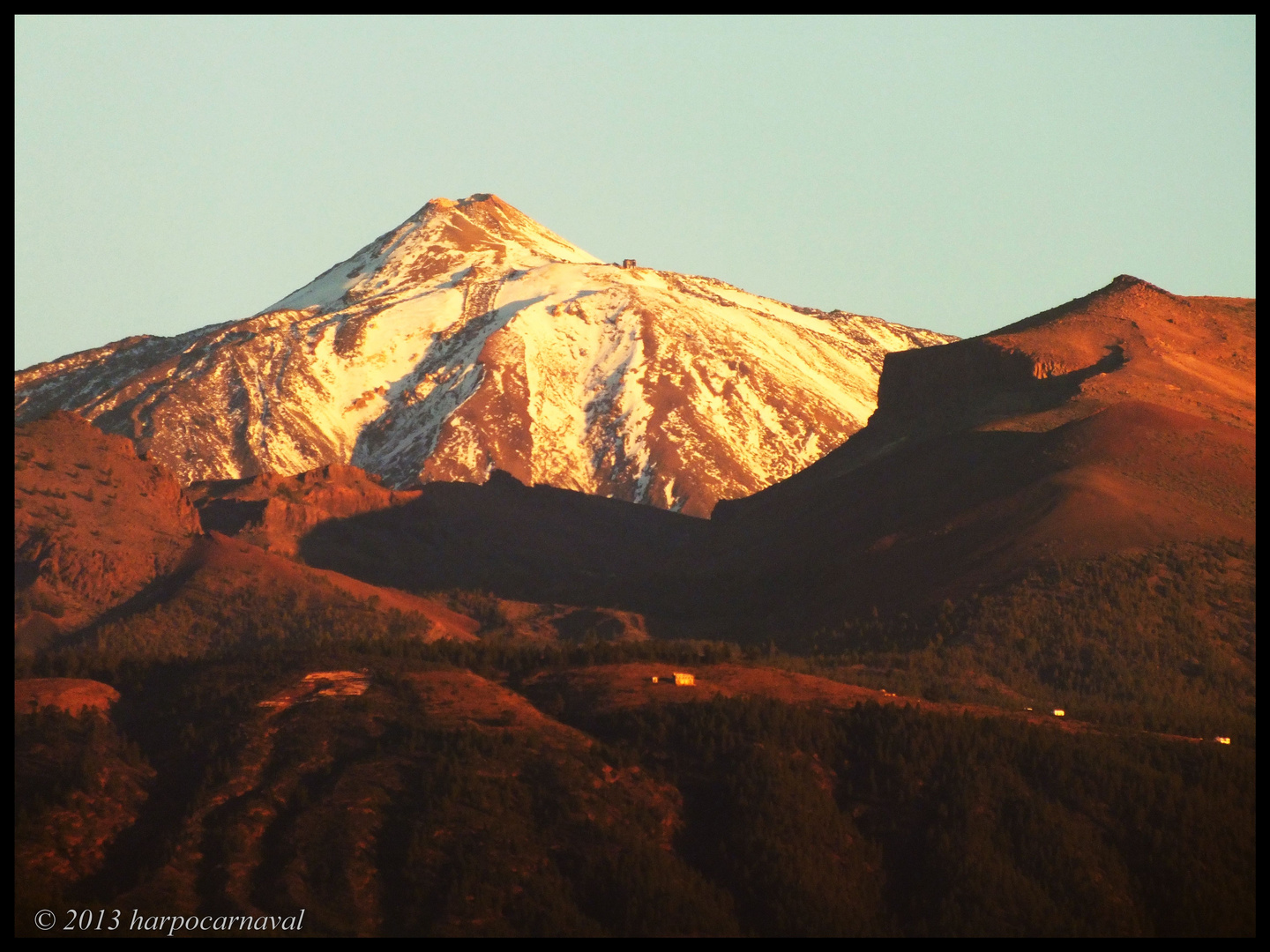 Sunrise in Teide Volcanoe