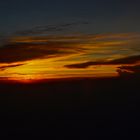 Sunrise in Thailand, over the clouds