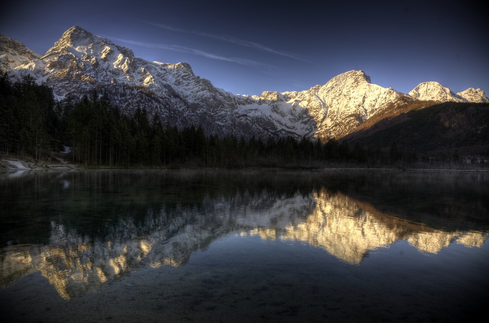 Sunrise in the alps