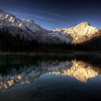 Sunrise in the alps