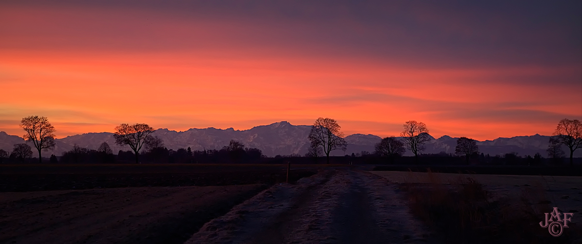 Sunrise in the Alps