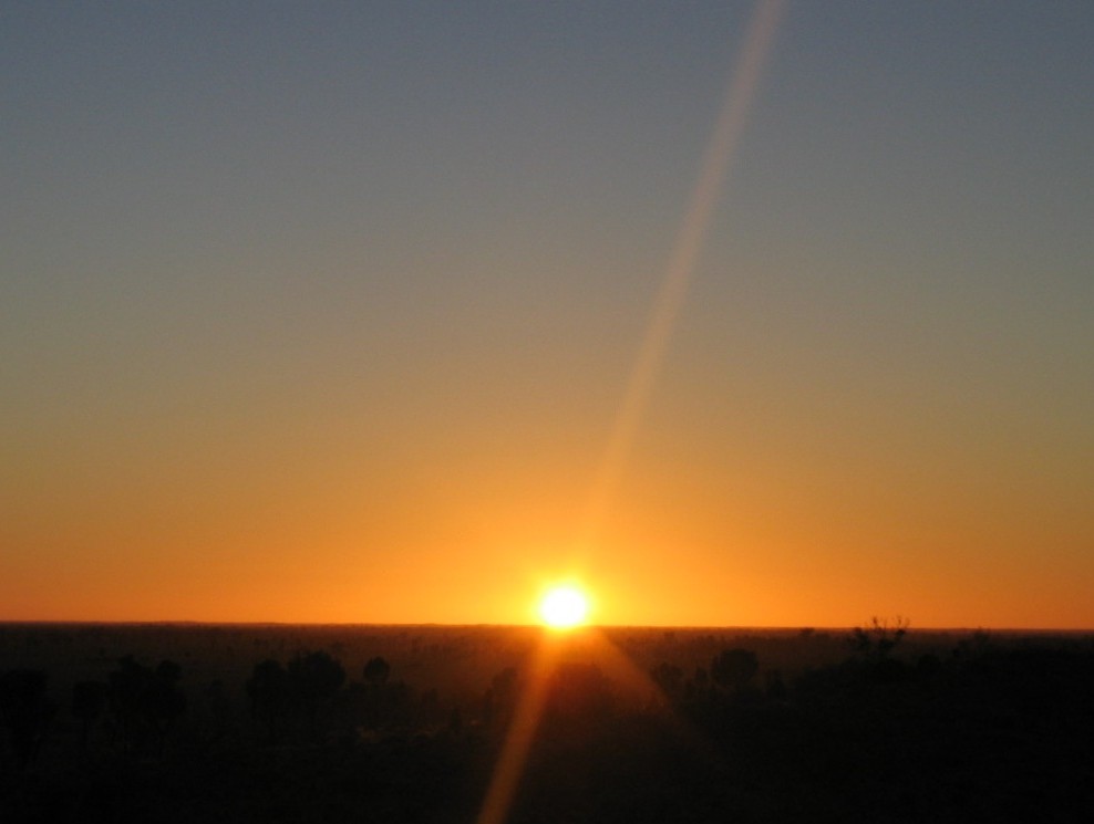 Sunrise in the Desert