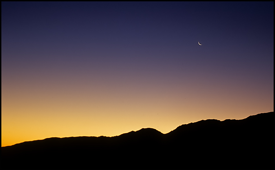 Sunrise in the desert