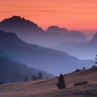 Sunrise in the Dolomites