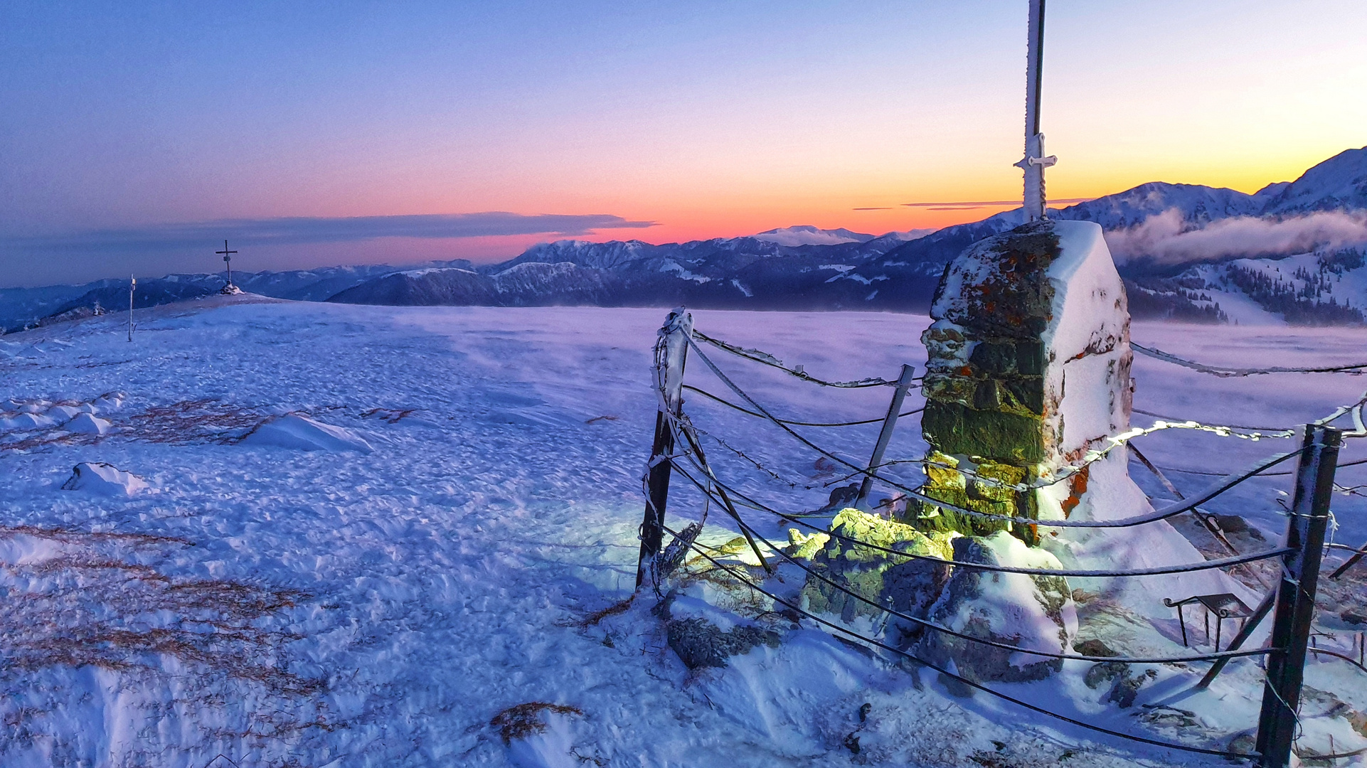 Sunrise In The Montains.