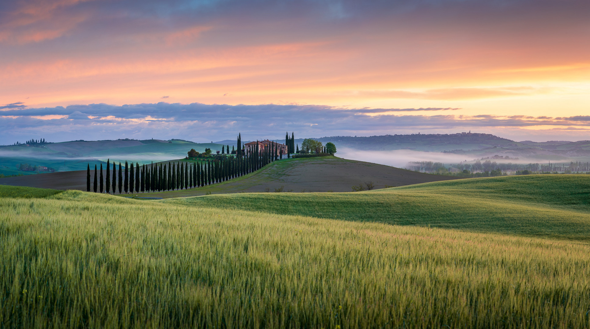 Sunrise in Tuscany