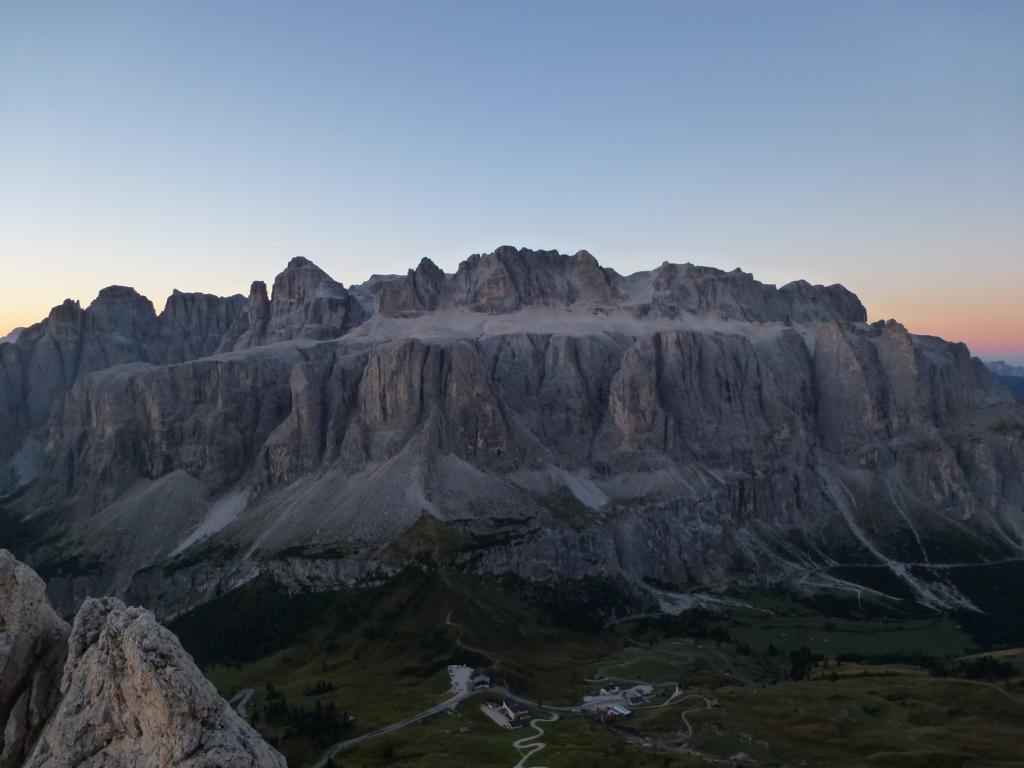 Sunrise in Val Gardena Gröden