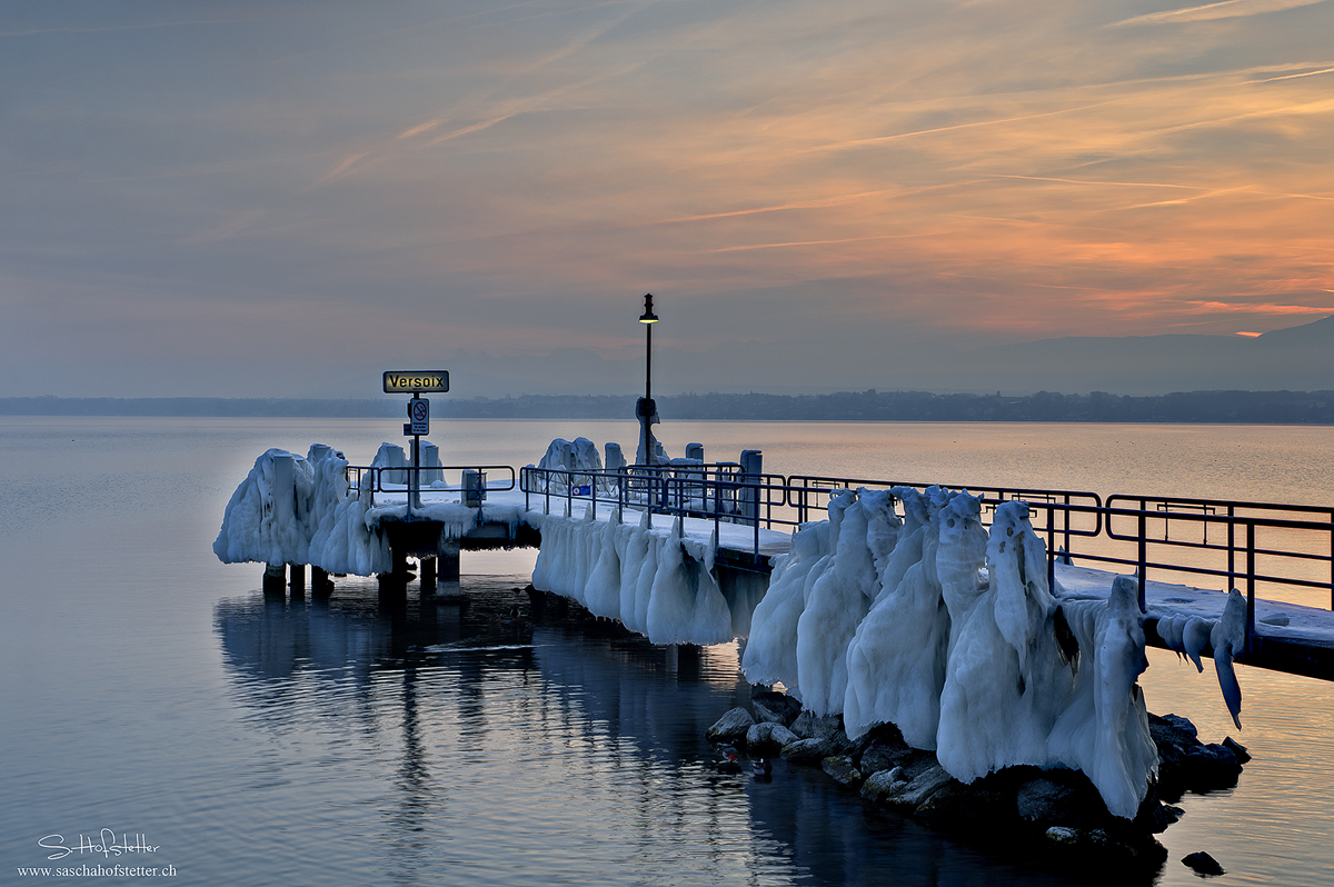 Sunrise in Versoix