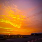 Sunrise in VIE Airport