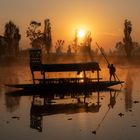 Sunrise in Xochimilco