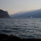 sunrise, lake garda, italy