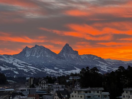 sunrise Mythen, Schwyz