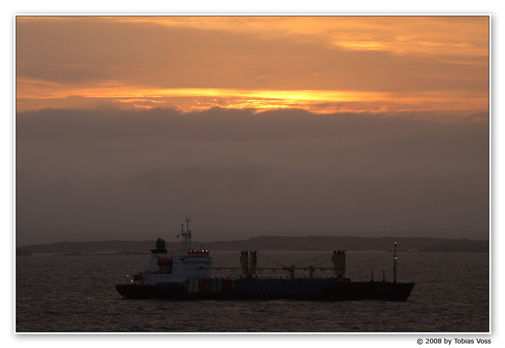 Sunrise near Gothenburg