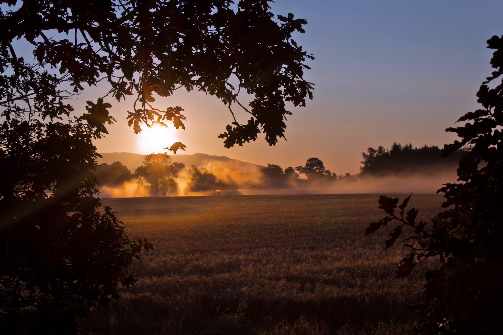 Sunrise near Stirling