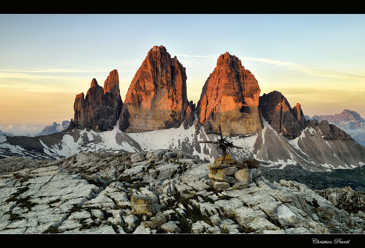 Sunrise of the Tre Cime di Lavaredo