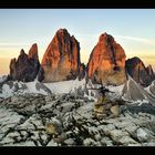 Sunrise of the Tre Cime di Lavaredo