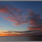 sunrise off whitley bay november