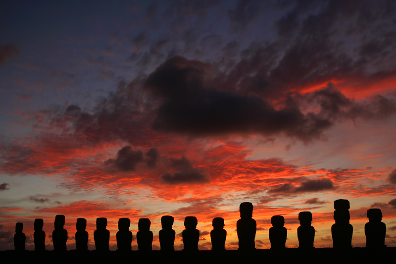 Sunrise on Easter Island