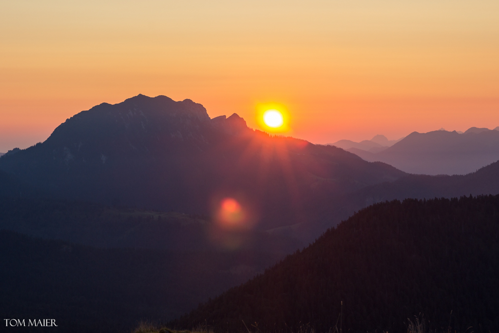 Sunrise on Jochberg