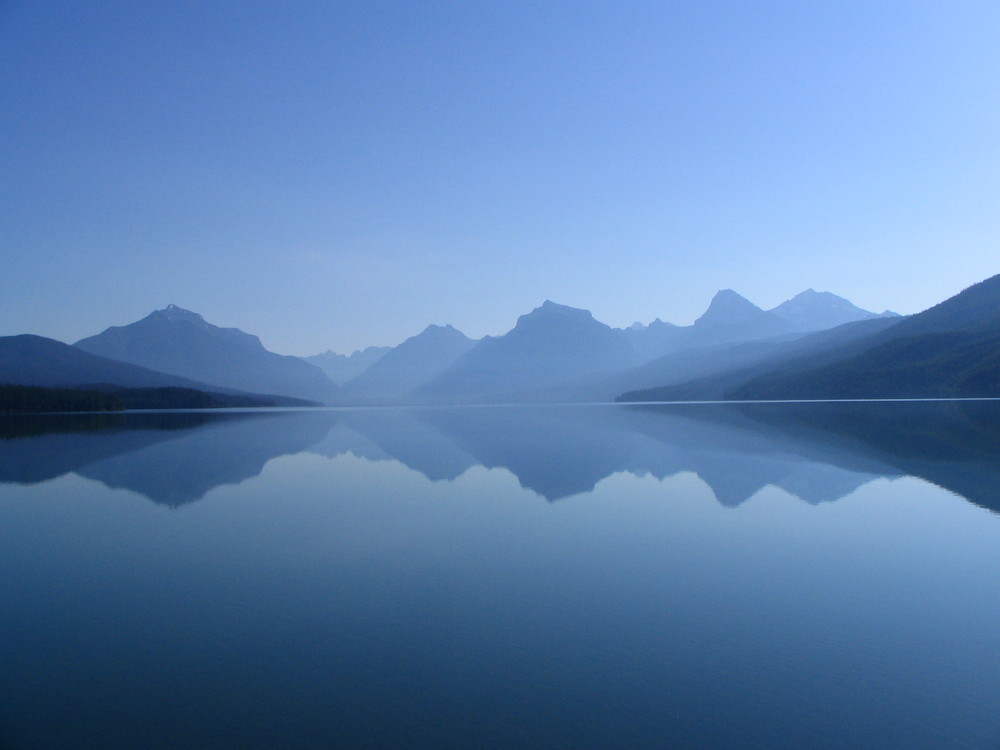 Sunrise on Lake MacDonald