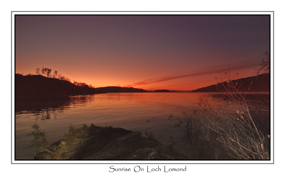 Sunrise on Loch Lomond