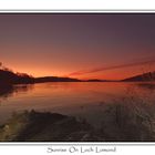 Sunrise on Loch Lomond