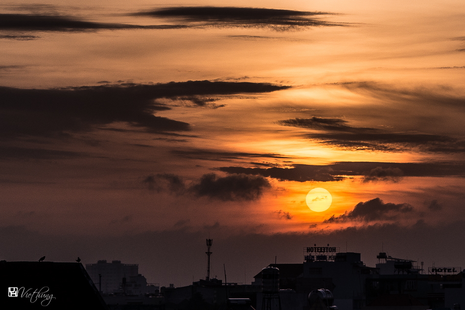 Sunrise on my house