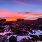 Sunrise on Roraima tepui, Venezuela