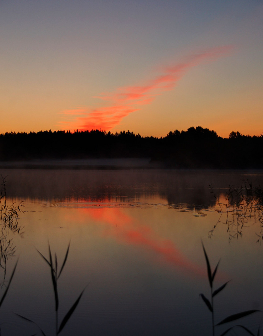 Sunrise on Ruuhijärvi