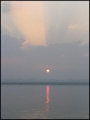 sunrise on the ganges