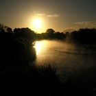 sunrise on the river derwent