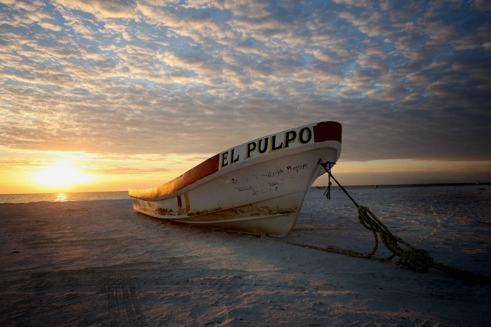 Sunrise on Tulum beach