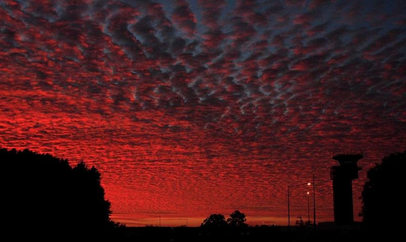 Sunrise over Airport