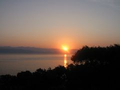 Sunrise over Albania