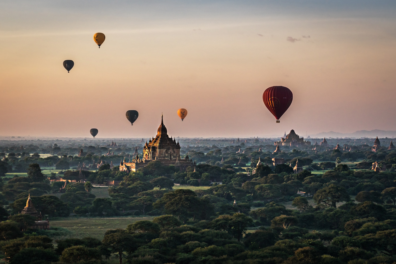 Sunrise over Bagan